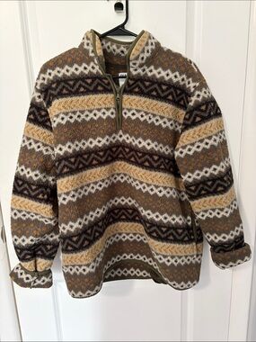 Old Navy Men's Patterned Half-Zip Pullover
